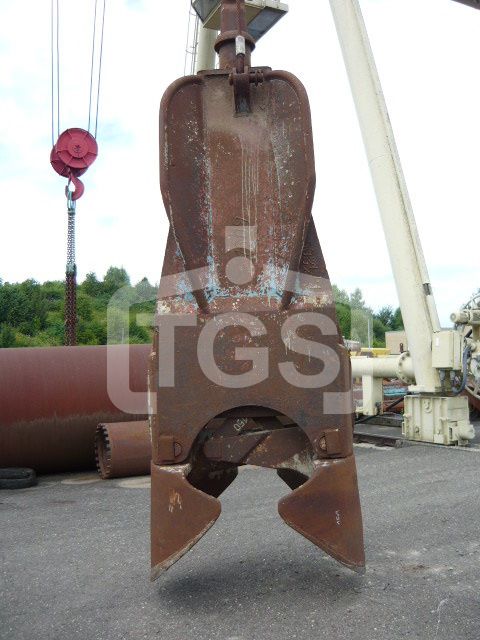 17941 1 pc. Mechanical Two Rope Tube/ Pile Grab