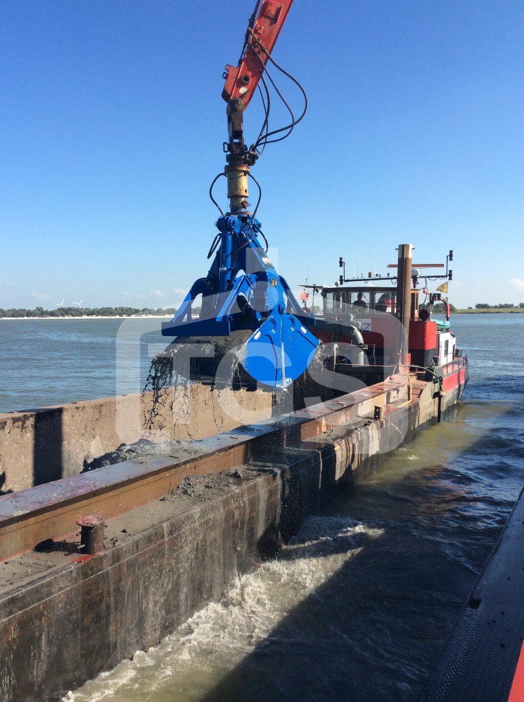 Benne preneuse pour pour les travaux de dragage. | The Grab Specialist B.V.