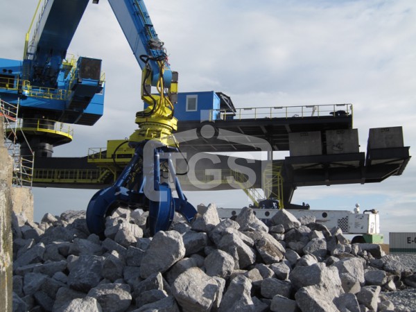 Hydraulic Orange Peel Rock Grabs