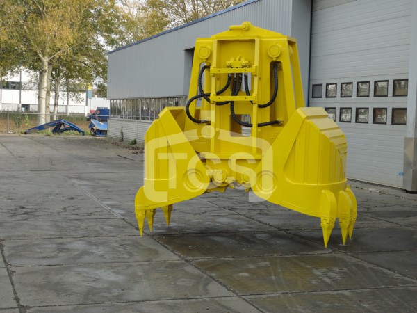 Benne preneuse hydraulique arrondie